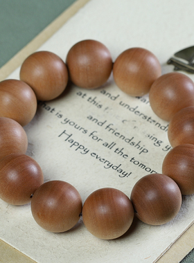 印度老山檀佛珠手串老料黑肉手链