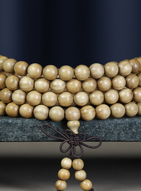 巴布亚沉香佛珠手串男女圆珠手链