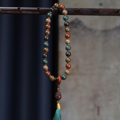 古法自制中草药香五行合香珠手串佛珠念珠男女文玩手链手持配饰品