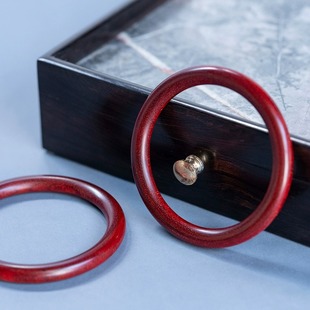 道家手链  保真天然桃木手镯串天然百年深山红心老桃木手镯雷击木