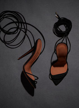 欧美时装黑色凉鞋脚环绑带细跟凉靴外贸女鞋gladiator sandals