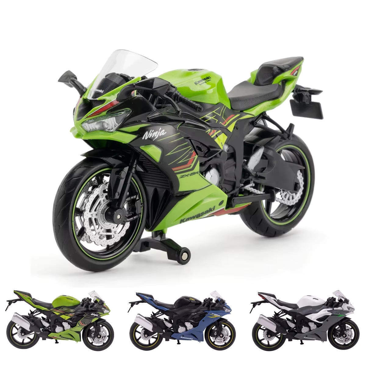 新款 裕丰马珂垯合金模型儿童玩具摩托车1:12川崎忍者ZX-6R盒装,模玩/动漫/周边/娃圈三坑/桌游,火车/摩托/汽车模型,淘宝优惠券,粉丝福利购,淘宝优惠卷