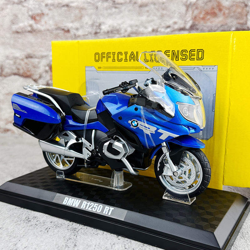 新款 1/R1250RT合金摩托车模型街车重型机车旅行车滑行玩具