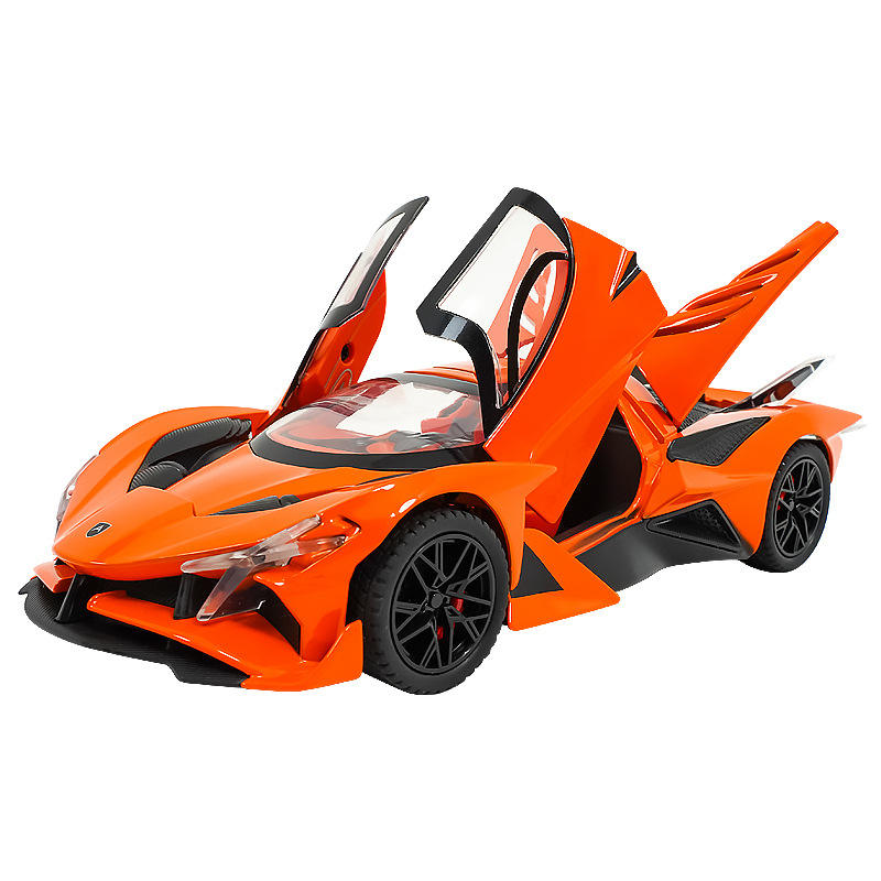 新豪迪1:24阿波罗EVO合金车模喷雾跑车玩具汽车模型 礼物热销