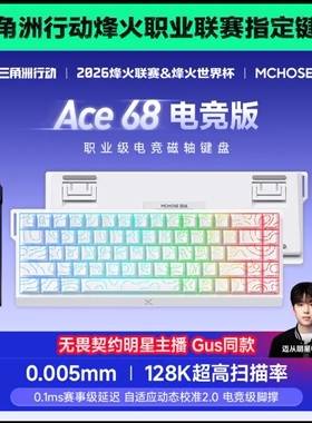 迈从Ace 68/60Pro磁轴键盘 RT电竞游戏客制化机械有线连接