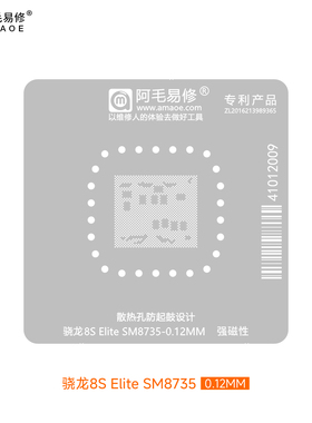 阿毛易修SM8635植锡网骁龙8S Gen3 CPU植锡网CPU维修植锡钢网