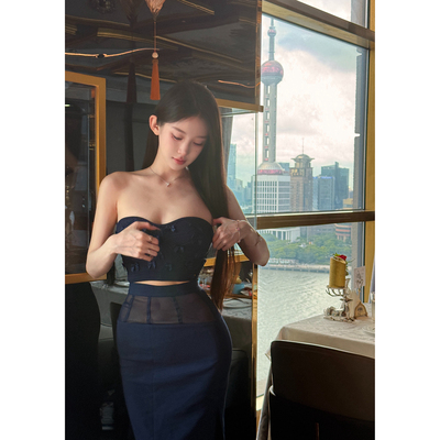 林悠 定制【ef 一套7k+】无敌显白 定染富美感立体蝴蝶胸衣超重工