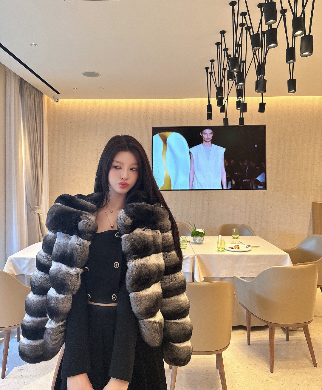 林悠12/12 14:00 新品上新 小龙猫娃娃领（老客专属vx拍）