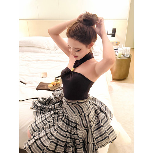 林悠 4k+ef挂脖可高领可低领