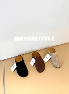 Annie Nie 懒人匕备 软乎乎~ 26s新款厚底勃肯鞋包头拖 女4.5cm