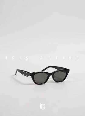 联名款黑色蝶形镜框太阳镜墨镜女