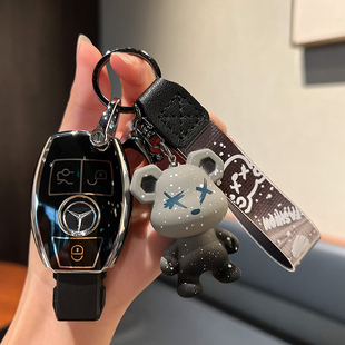 适用于老款奔驰C级E级GLK300唯雅诺GLC300车GLA260威霆V260钥匙包