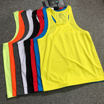 田径背心男速干无袖体考体育生