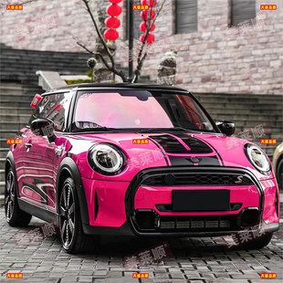 适用于宝马迷你MINI Cooper 车贴拉花改装饰机盖侧裙贴纸F55 F56