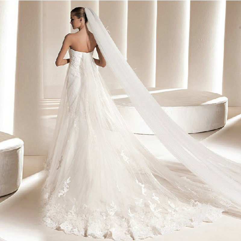 new pattern Aesthetic Elegant bride Wedding dress Combs Headdress Korean have more cash than can be accounted for double-deck Tailing Super long 3 Soft headin the Accessories/Leather belt/Hat/Muffler , Wedding dress accessories , Veil  category - from Buy2taobao.com to provide professional Taobao agent buy service