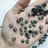 H146 8mm鲍鱼贝壳半珠蛋面200个