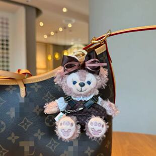 可爱摩卡玫玫包包挂件车内钥匙扣可爱毛绒玩偶少女心闺蜜礼物