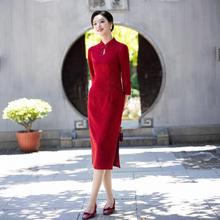 小个子喜婆婆婚宴装2025新款高端轻奢高级感结婚喜服妈妈礼服旗袍