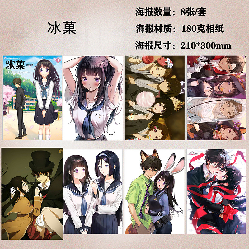 冰菓海报周边定制宿舍房间卧室挂画墙贴装饰画海报个性diy
