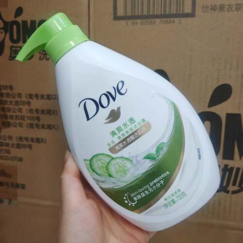 多芬水润持久留香家庭装沐浴乳