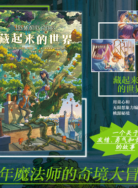 后浪正版现货 藏起来的世界 11-14岁 少年魔法师奇境大冒险 奇幻文学故事 儿童青少年漫画绘本 后浪漫