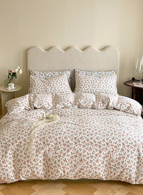 2022新款精选高密度40支13372全棉法式复古嵌绳四件套