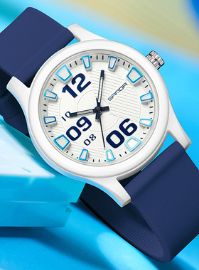 初中高中学生静音考试专用指针表手表男款女生防水石英表只看时间