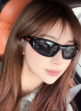 欧美户外墨镜女2026新款高级感复古偏光防紫外线近视太阳眼镜男款