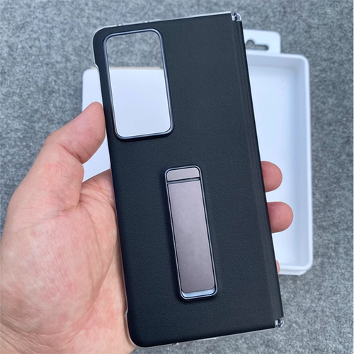 适用荣耀magicvs2手机壳新款折叠屏v2至臻版带中轴全包magic v2保护套官方支架vs2保护外壳全包防摔超薄素皮