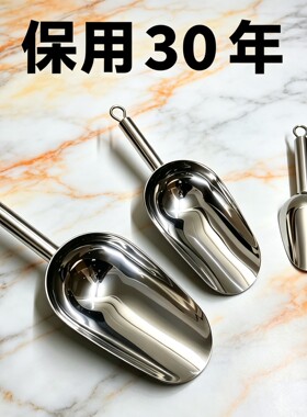 包邮 正品304不锈钢冰铲 米铲 茶叶铲 面粉铲 药铲 一体成型