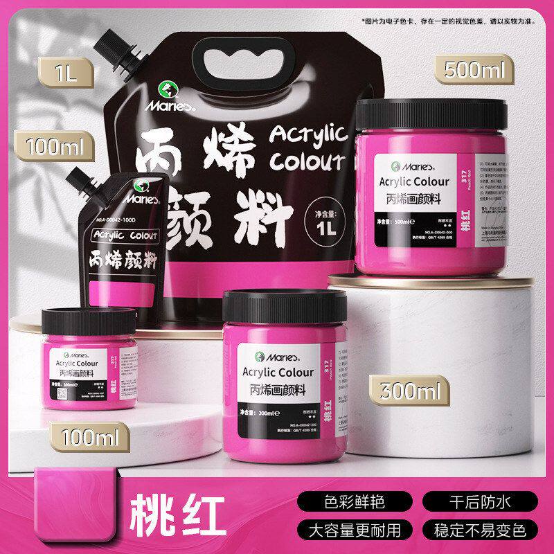 丙烯颜料套装500ml大罐大桶手绘防水涂鸦金色美术生专用高性价比