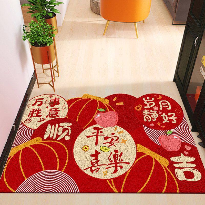 新中式丝圈入户地垫进门防滑刮泥蹭土脚垫玄关耐磨除尘易清理地垫,家庭/个人清洁工具,地垫,淘宝优惠券,粉丝福利购,淘宝优惠卷