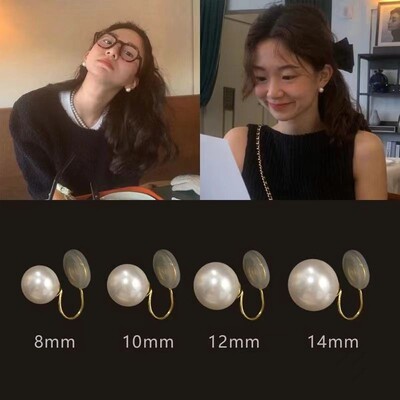 春格子fevr同款珍珠耳钉女