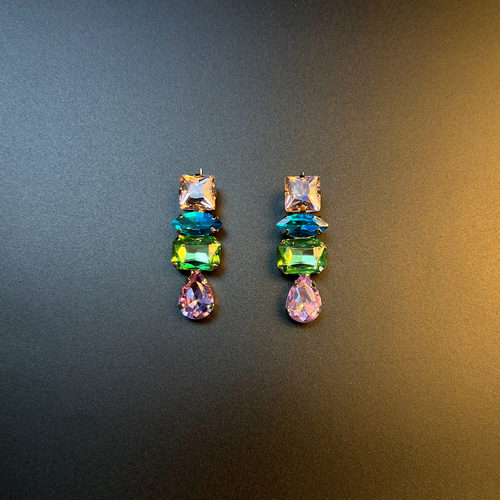 古着vintage复古几何耳钉