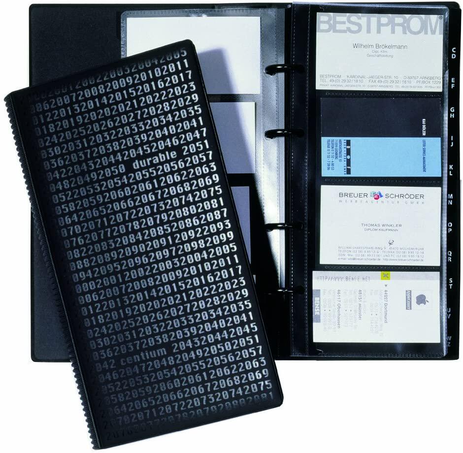 DURABLE 2403 德国杜拉宝名片册名片本活页名片本可放200张名片