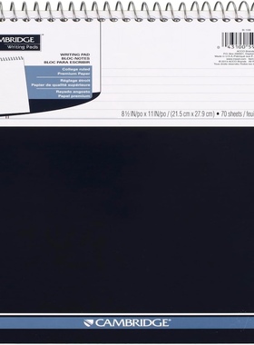 MEAD 59880 美德剑桥系列黄色纸上翻笔记本白色纸上翻笔记本