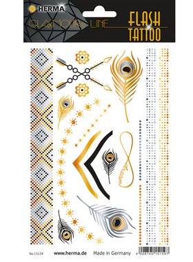 HERMA 15159 德国豪玛牌防水纹身贴 