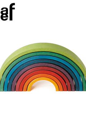 Naef Rainbow 彩虹益智积木 进口儿童成人玩具 色彩平衡感创意