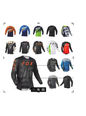 盲盒FOX降服山地自行车骑行夏季速干透气长袖T恤越野户外摩托车