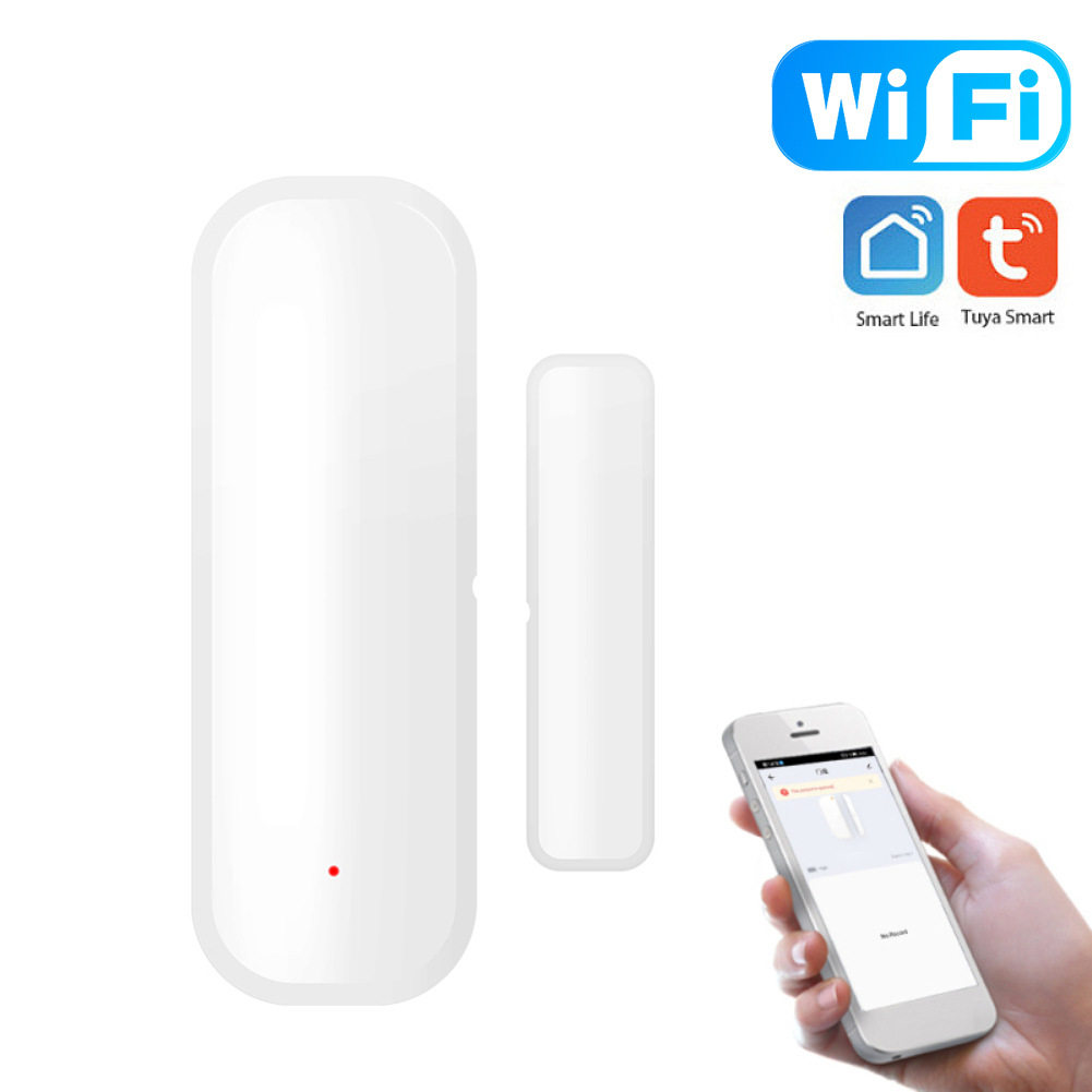 涂鸦wifi门磁传感器报警器防盗门窗入侵探测仪智能场景联动Tuya