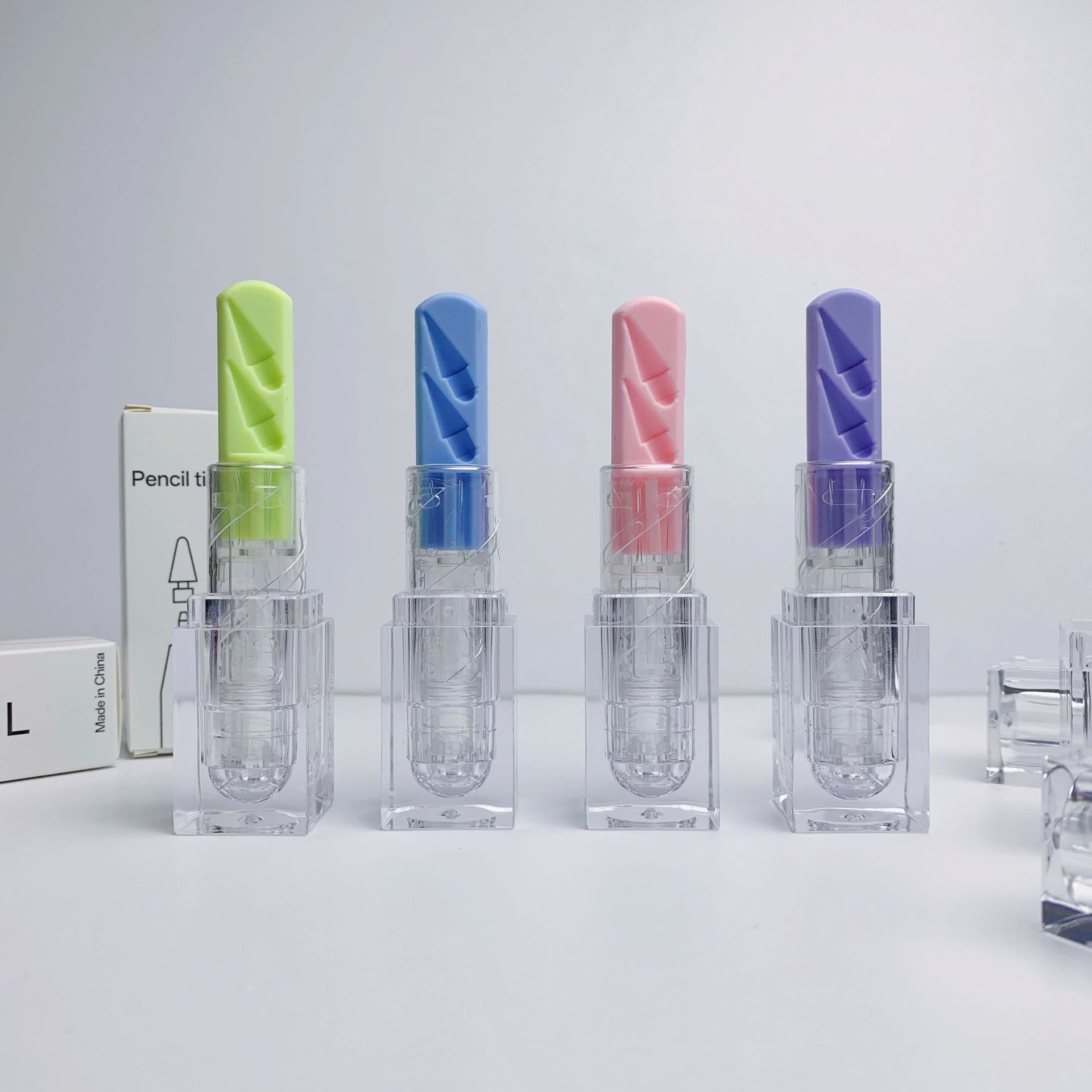 适用Applepencil笔尖收纳盒iPad笔尖创意口红造型防摔防丢保护盒