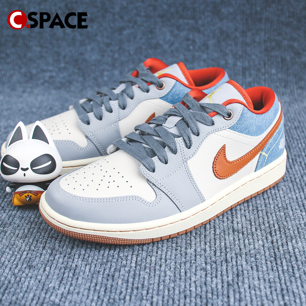 Cspace W Air Jordan 1 AJ1蓝白色 舒适百搭 板鞋 FZ5045-091 运动鞋new 板鞋 原图主图