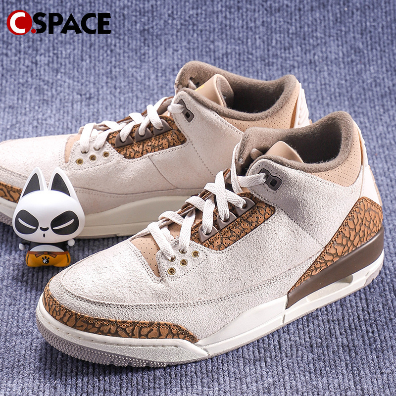 Cspace Air Jordan 3 AJ3 白棕 复古耐磨透气篮球鞋 CT8532-102 运动鞋new 篮球鞋 原图主图