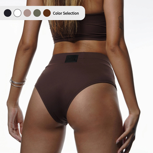 打底裤 IAMYOYOheels神裤 三角裤 短裤 舞蹈钢管 腿长两米大地色基础款