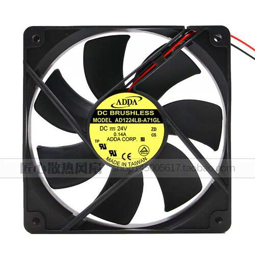 ADDA AD1224LB-A71GL 24V 0.14A 12厘米 12025 变频器 风扇