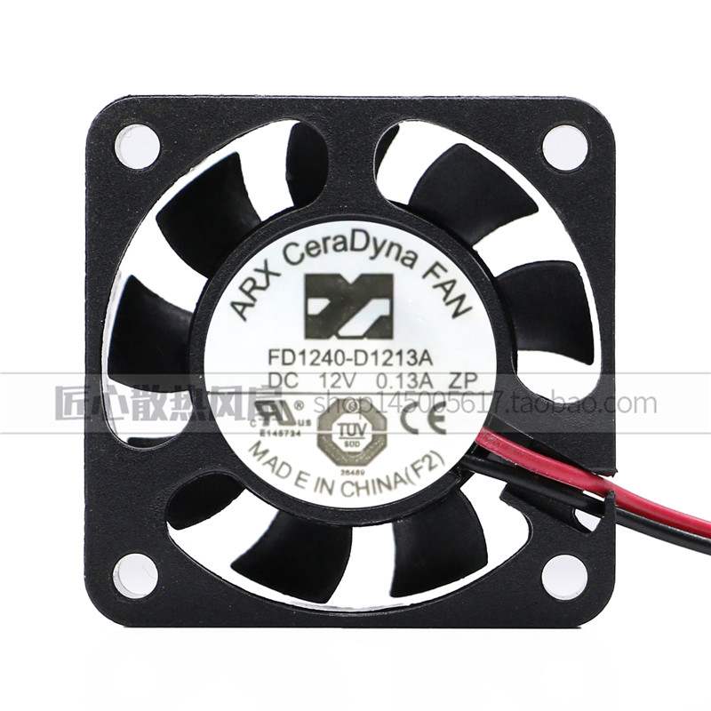 全新ARX CeraDyna FAN 4010 4CM FD1240-A1213A DC12V 0.13A风扇