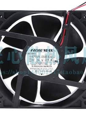 FLOWMAX 4715PL-05W-B30 DC 24V 0.3A 12厘米散热风机风扇