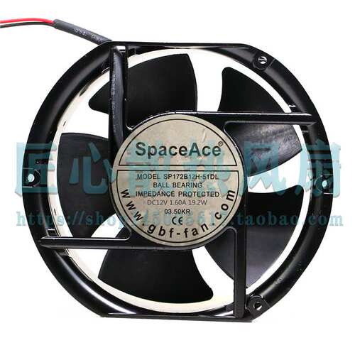 SpaceAce风机 SP172B12H-51DL 12V 变频器散热风扇