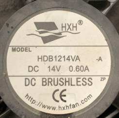 HXH HDB1214VA DC 14V 0.60A 120x120x25mm 大风散热风扇