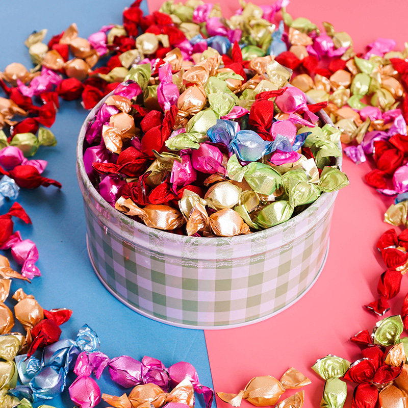 网红千纸鹤水果硬糖500g混合口味创意金砂迷你小糖果散装喜糖年货